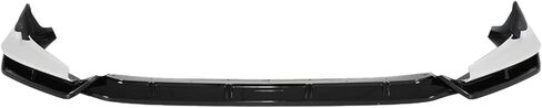 Time Serect Yofer V2 Style Front Spoiler Lip Splitter Kit for Honda Civic Sedan Hatchback 11.5th Gen 2025 2026 2027 2 Toned Painted Finish Front Bumper Lip Kit (White+Black) in Kuwait