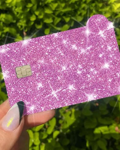 ExotixCard بطاقة الائتمان الأصلية العاكسة للضوء فائقة اللمعان، معلومات خلفية Extx Fins Luxury Bright (فضية) in Kuwait