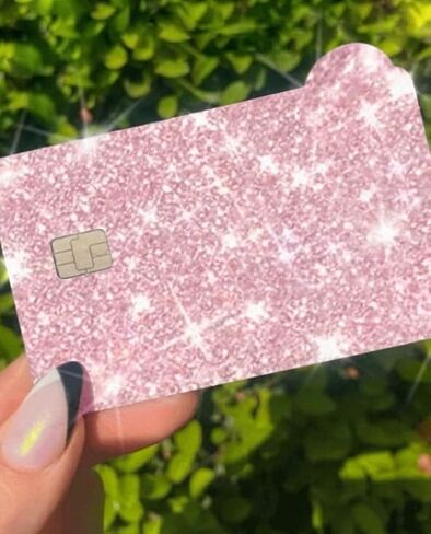 ExotixCard بطاقة الائتمان الأصلية العاكسة للضوء فائقة اللمعان، معلومات خلفية Extx Fins Luxury Bright (فضية) in Kuwait