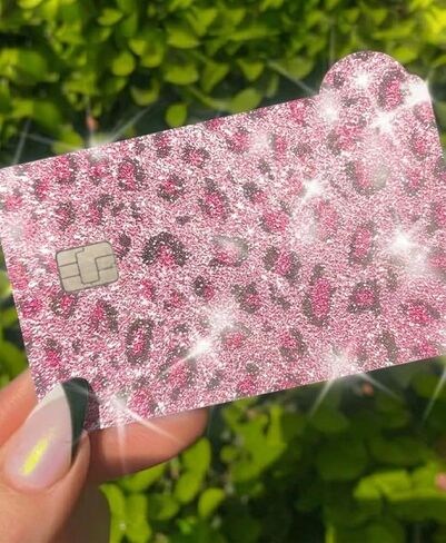ExotixCard بطاقة الائتمان الأصلية العاكسة للضوء فائقة اللمعان، معلومات خلفية Extx Fins Luxury Bright (فضية) in Kuwait