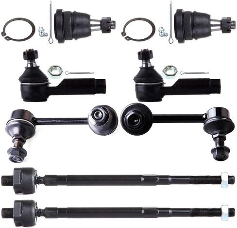 Steering 8pcs Front Ball Joints Sway Bars Tie Rods Kit for INFINITI for I35 2002-2004 for Nissan for Maxima 2000-2003 in Saudi Arabia