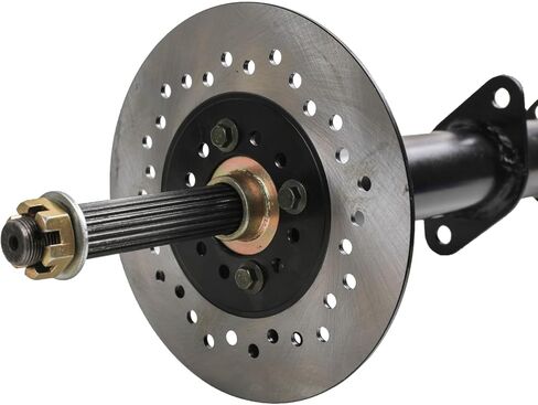 40" Rear Differential Axle Kit with 16T Spline Half Shafts, Disc Rotors & Pre-installed Wheel Hubs for DIY Go Kart, ATV, Quad, Buggy, Trike, Golf Cart, Lawn Mower in Kuwait