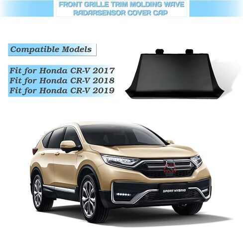 Front Grille Radar Sensor Cover Cap for Honda CR-V 2017-2019 – Bumper Trim Protector 71124-TLA-A00 Replacement in Saudi Arabia
