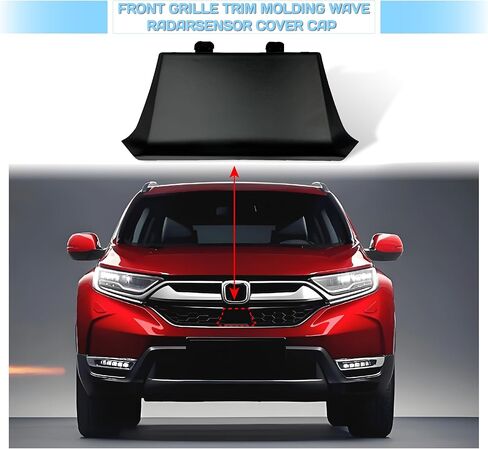 Front Grille Radar Sensor Cover Cap for Honda CR-V 2017-2019 – Bumper Trim Protector 71124-TLA-A00 Replacement in Saudi Arabia
