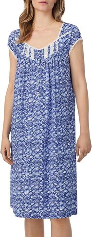 Eileen West Sleepwear & Loungewear for Women - Cotton Modal Jersey Collection - Breathable Long Sleeve Waltz Nightgown in Saudi Arabia