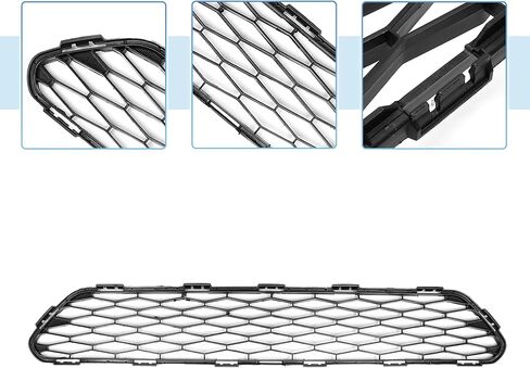 X AUTOHAUX No.622544BA0A Front Lower Hood Bumper Grille Grill for Nissan Rogue 2.5L CVT 2WD S 2ROW 2014-2017 Front Lower Bumper Kidney Grille Grill Black in Kuwait