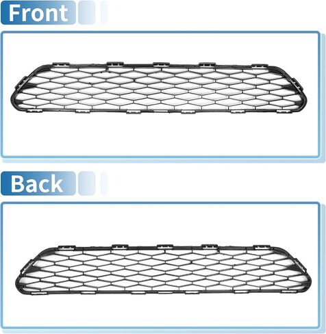X AUTOHAUX No.622544BA0A Front Lower Hood Bumper Grille Grill for Nissan Rogue 2.5L CVT 2WD S 2ROW 2014-2017 Front Lower Bumper Kidney Grille Grill Black in Kuwait