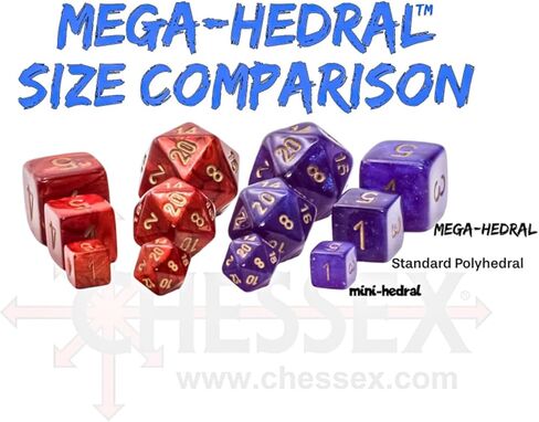 Chessex Mega-Hedrals 7-Die Set in Kuwait