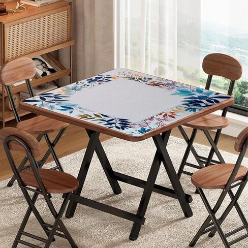 Mah Jong Mat for Board Game Table 2mm Mah Jong Accessories Table Cover Rubber Fabric Anti-Slip Noise Reduction Ma Jongg Tiles Game Gift for Poker, Dominoes, Tile Games and Card Games 31.5 Inch in Kuwait