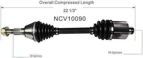 مجموعة عمود المحور GSP NCV10090 CV - الأمامي الأيمن (جانب الراكب) in Kuwait