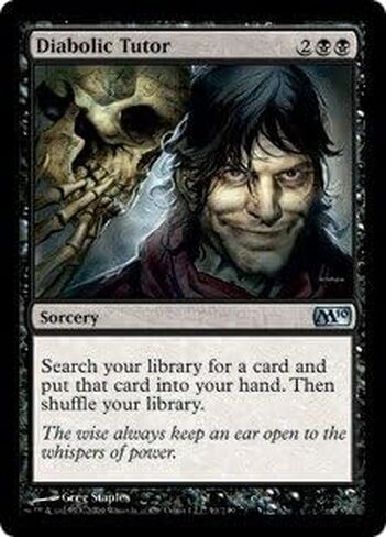Magic The Gathering - Diabolic Tutor - Magic 2010 in Kuwait