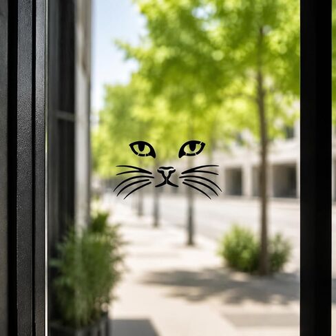 Cat Face Stencil for Painting – Feline Stencil for DIY Crafts, Wall Art, Wood, Fabric, and Animal Decor in Kuwait