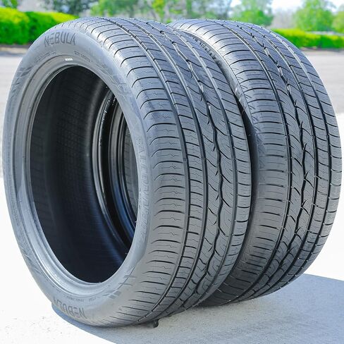 Nebula Falcon N 007 إطار شعاعي عالي الأداء للشاحنات/سيارات الدفع الرباعي لجميع المواسم - 285/30R22 285/30ZR22 285/30/22 285/30-22 نطاق تحميل 101 واط XL 4-Ply BSW جدار جانبي أسود UTQG 500AA in Kuwait