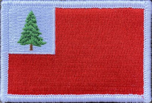 Continental Historical Pine Tree Flag Tactical Patch in Kuwait