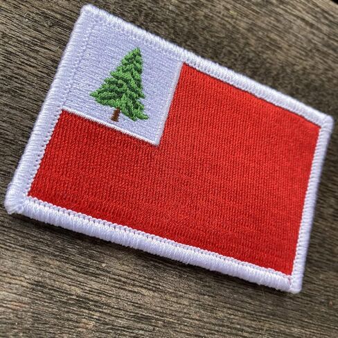 Continental Historical Pine Tree Flag Tactical Patch in Kuwait