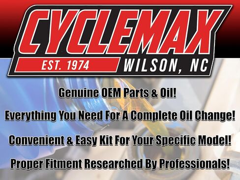 مجموعة تغيير الزيت القياسية Cyclemax 10W-40 تناسب 2014-2018 Honda CTX700D in Kuwait