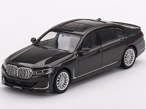 Alpina B7 xDrive Dravit Gray Metallic مع فتحة سقف، إصدار محدود يصل إلى 1800 قطعة في جميع أنحاء العالم 1/64 نموذج سيارة مصبوبة من True Scale Miniatures MGT00619 in Kuwait