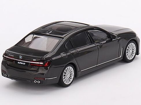 Alpina B7 xDrive Dravit Gray Metallic مع فتحة سقف، إصدار محدود يصل إلى 1800 قطعة في جميع أنحاء العالم 1/64 نموذج سيارة مصبوبة من True Scale Miniatures MGT00619 in Kuwait