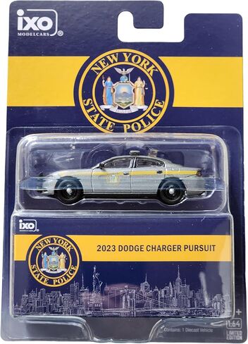 IXO IA64025 2023 Dodge Charger Pursuit - New York State Police 1/64 Scale Diecast Adult Collectible Model in Kuwait