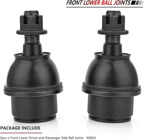 JLEO K6663 2PCS Front Lower Suspension Ball Joint for 2002-2009 GMC Envoy XL/XUV,for Buick Rainier,for 2002-2009 Chevy Trailblazer SSR,for Isuzu Ascender,for Oldsmobile Bravada,for Saab 9-7X 2WD/4WD in Kuwait
