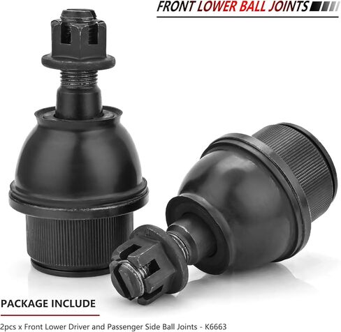 JLEO K6663 2PCS Front Lower Suspension Ball Joint for 2002-2009 GMC Envoy XL/XUV,for Buick Rainier,for 2002-2009 Chevy Trailblazer SSR,for Isuzu Ascender,for Oldsmobile Bravada,for Saab 9-7X 2WD/4WD in Kuwait