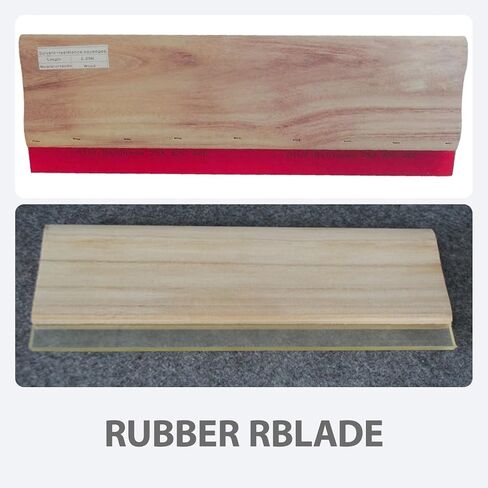 THUXEON Screen Printing Squeegee 13 in Long 4 in Wide Water Squeegee Silk Screen Printing Scraper 75 Durometer with Rubber Blade & Lumber Handle for Silk Print in Saudi Arabia