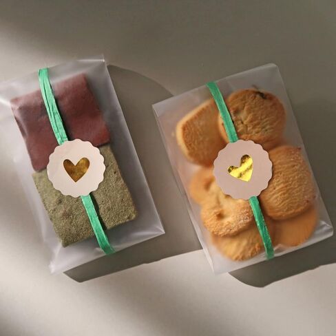 2 Inches Cute Heart Stickers 180PCS Circular Love Self-Adhesive Decor Sticker Wavy Edge Gold Foil Sealing Labels for Box Bag Handmade Packaging Gift Wrapping Envelope Valentine's Day Mother's Day in Saudi Arabia