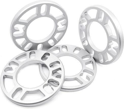 BRONEVO 4pc 1/2" (12mm) Universal Wheel Spacers for 4 & 5 Lug - Fits 98 to 120mm Patterns (4x100 5x114.3 5x120 & More) - ID 78.1mm OD 150mm Die-Cast Aluminum in Saudi Arabia