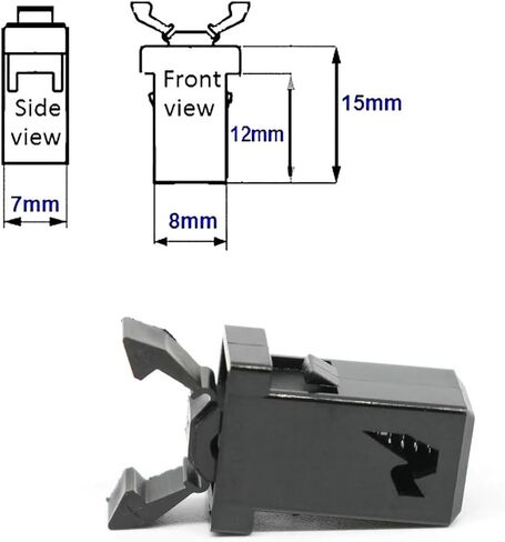 2Pcs Sunglasses Holder Catch Latch Clip for Nissan X-Trail Navara D40 Pathfinder in Kuwait