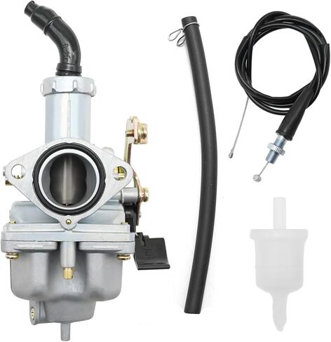 16100-HN6-003 Carburetor Kit with Throttle Cable & Fuel Hose for Honda TRX250EX TRX250X Sportrax 250 229cc ATV (2001-2012), Replaces 16100-HN6-A31 in Kuwait