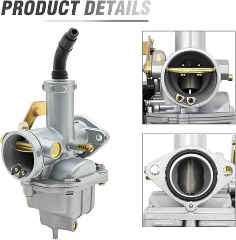 16100-HN6-003 Carburetor Kit with Throttle Cable & Fuel Hose for Honda TRX250EX TRX250X Sportrax 250 229cc ATV (2001-2012), Replaces 16100-HN6-A31 in Kuwait