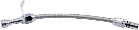 1 pc GM 700R4 Flexible 26 3/4 Inches Transmission Dipstick Oil Tube Stainless Steel Braided Firewall Mount Compatibe with Chevy GM 700R4 transmissions. in Kuwait
