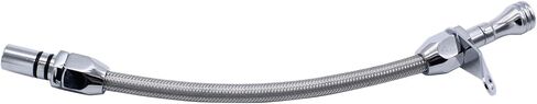 1 pc GM 700R4 Flexible 26 3/4 Inches Transmission Dipstick Oil Tube Stainless Steel Braided Firewall Mount Compatibe with Chevy GM 700R4 transmissions. in Kuwait