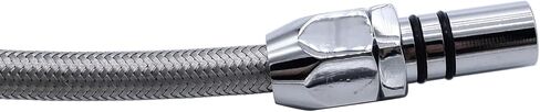 1 pc GM 700R4 Flexible 26 3/4 Inches Transmission Dipstick Oil Tube Stainless Steel Braided Firewall Mount Compatibe with Chevy GM 700R4 transmissions. in Kuwait