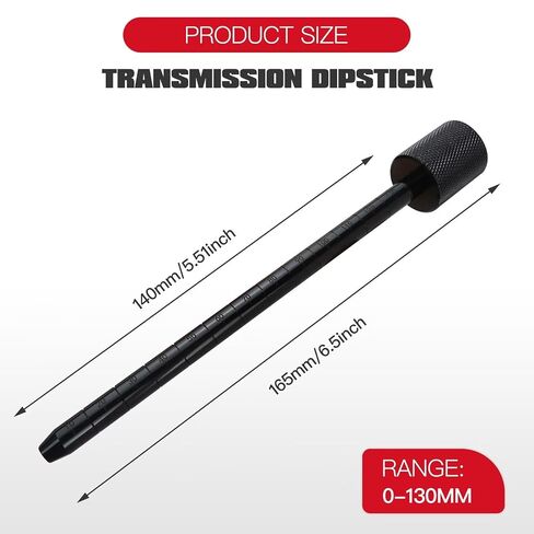 Black Steel Transmission Dipstick Direct Replacement for Chrysler 2017-2022 Pacifica 3.6L V6 Gas/Flex DOHC Distributorless Naturally Aspirated in Saudi Arabia