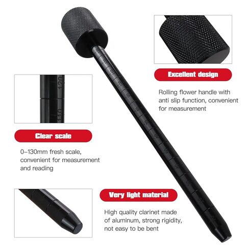 Black Steel Transmission Dipstick Direct Replacement for Chrysler 2017-2022 Pacifica 3.6L V6 Gas/Flex DOHC Distributorless Naturally Aspirated in Saudi Arabia