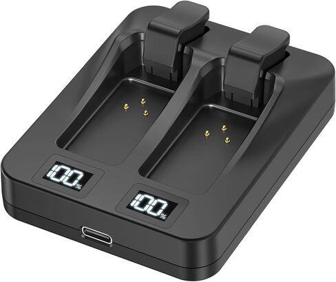 Dual-Port Battery Charger for SRAM AXS/eTap Red Force Rival GX Eagle Battery, USB C Fast Charging with Digital Display (Only Charger) in Saudi Arabia