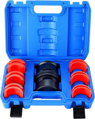 14PCS Motorcycle Bike Fork Seal Driver Tool Kit | Universal Installer Driver Set 35mm 36mm 40mm 41mm 42mm 43mm 45mm 46mm 47mm 48mm 49mm 50mm Fork Seal Installer & Removal Set in Kuwait