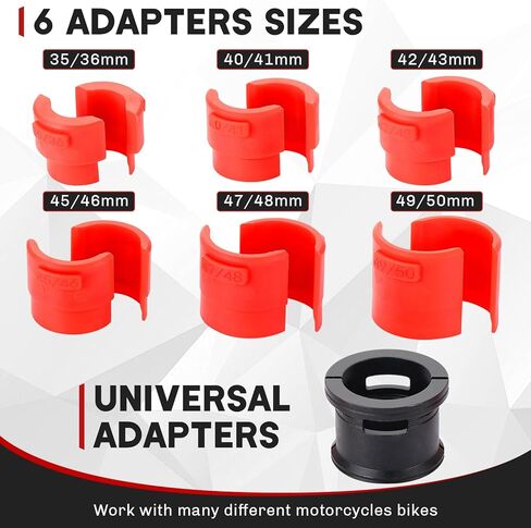 14PCS Motorcycle Bike Fork Seal Driver Tool Kit | Universal Installer Driver Set 35mm 36mm 40mm 41mm 42mm 43mm 45mm 46mm 47mm 48mm 49mm 50mm Fork Seal Installer & Removal Set in Kuwait