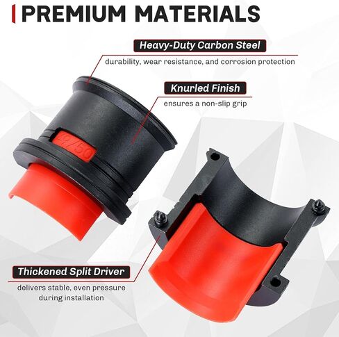 14PCS Motorcycle Bike Fork Seal Driver Tool Kit | Universal Installer Driver Set 35mm 36mm 40mm 41mm 42mm 43mm 45mm 46mm 47mm 48mm 49mm 50mm Fork Seal Installer & Removal Set in Kuwait