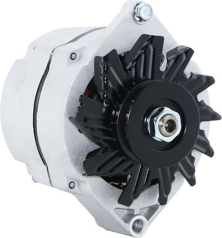 1 Wire GM Alternator – Self-Exciting 105A High Output – Fixes Battery Drain & Dim Lights – Fits 10SI Chevy Buick SBC BBC – Replaces ADR0335 334-2114 ADR0325 7127-SE105 400-12340 20-102-7 in Kuwait