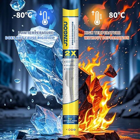شفرات ممسحة مقاس 25 بوصة + 22 بوصة مع مجموعات شفرات ممسحة خلفية مقاس 15 بوصة، متوافقة مع 2018-2022 VW Volkswagen Tiguan، جودة المصنع الأصلية (عبوة من 3 قطع) in Kuwait