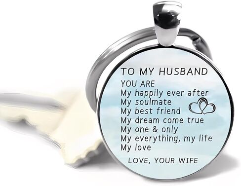 Car Keychain|2D For My Husband Keychain|Perfect Travel Souvenir, Gift for Husband（AB-060） in Kuwait