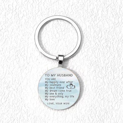 Car Keychain|2D For My Husband Keychain|Perfect Travel Souvenir, Gift for Husband（AB-060） in Kuwait