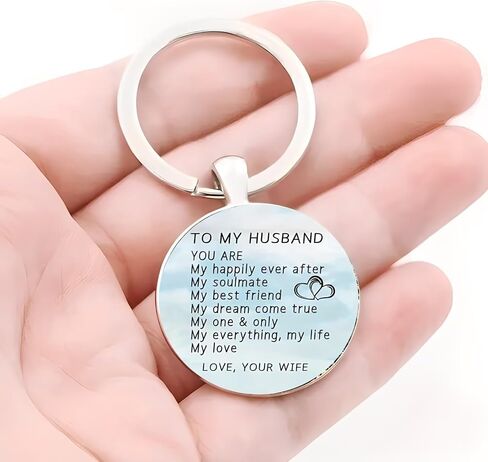 Car Keychain|2D For My Husband Keychain|Perfect Travel Souvenir, Gift for Husband（AB-060） in Kuwait