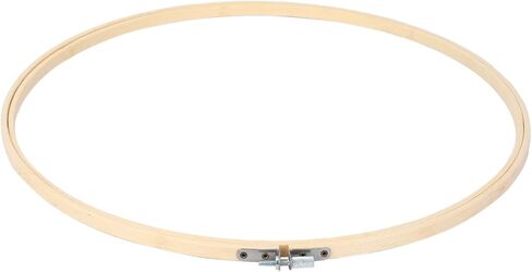 3 Pieces 14 Inch Embroidery Hoops Wooden Round Adjustable Bamboo Circle Hoop Ring for Art Craft Handy Sewing in Saudi Arabia