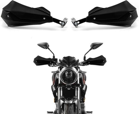 واقيات اليد العالمية للدراجات النارية 7/8 بوصة 22 مم من الألومنيوم موتوكروس متوافقة مع ATV Dirtbike Quad (أحمر) in Kuwait