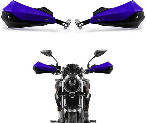واقيات اليد العالمية للدراجات النارية 7/8 بوصة 22 مم من الألومنيوم موتوكروس متوافقة مع ATV Dirtbike Quad (أحمر) in Kuwait