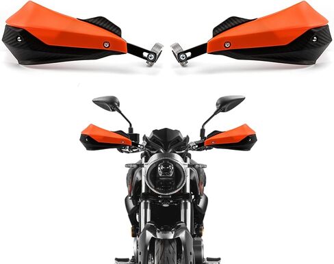 واقيات اليد العالمية للدراجات النارية 7/8 بوصة 22 مم من الألومنيوم موتوكروس متوافقة مع ATV Dirtbike Quad (أحمر) in Kuwait