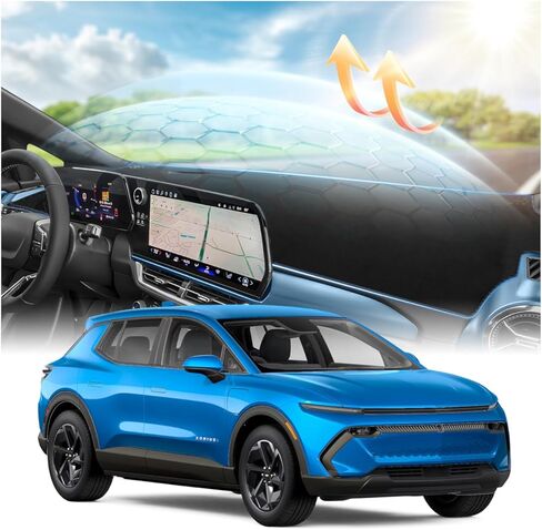 Cartist Dash Cover for 2025 2026 C*hevy Equinox EV Dashboard Cover Accessories (NOT Fit C*hevy Equinox) GMC Terrain EV Premium Anti-Glare Sun Shade Dash Mat Non-Slip&Airbag Safe Interior Protector in Kuwait
